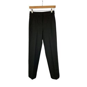 J.Crew Womens Black Kate Tapered Pants Size 00 Polyester Blend